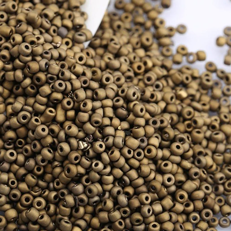 2 mm matte verschiedene Rocailles 12/0