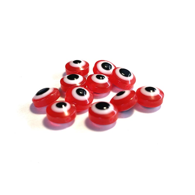 Hamsa Evil Eye Perlen, 8mm