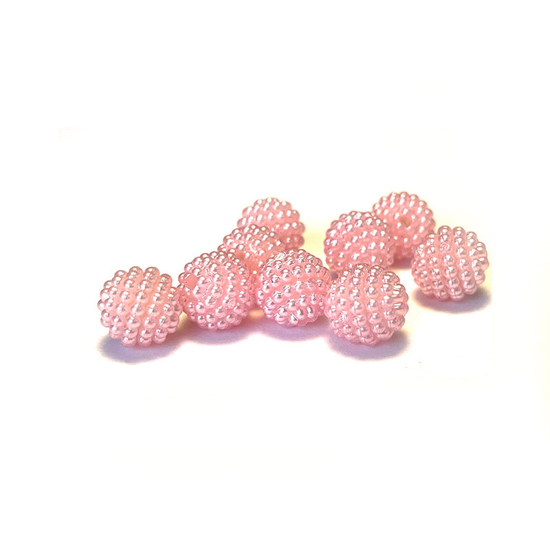 Colorful Bayberry Beads 10mm & 12mm Round Spacer Beads for Jewelry Making