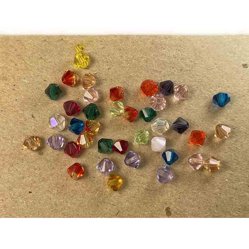 Czech Crystal Bicone Beads 3-5mm