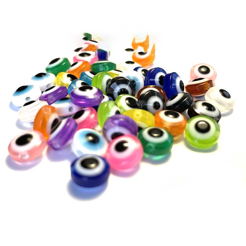 Hamsa Evil Eye Perlen, 8mm
