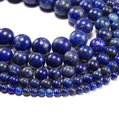 Lapislazuli-Perlen, 2–12 mm