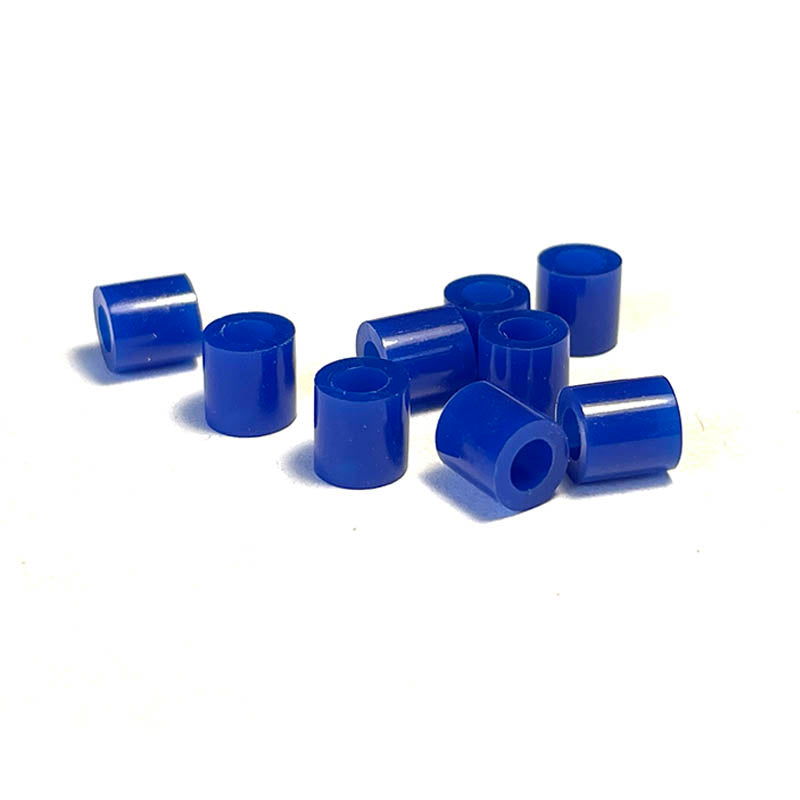 300 Stück 5 mm Zylinderrohr-Acrylperlen mit großem Loch