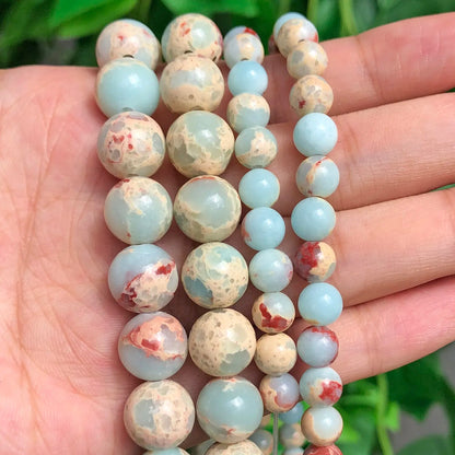Shoushan Terra Impression Jasper Beads 8-16mm