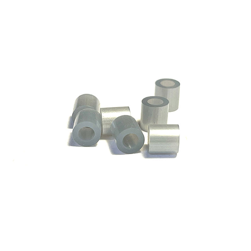 300 Stück 5 mm Zylinderrohr-Acrylperlen mit großem Loch