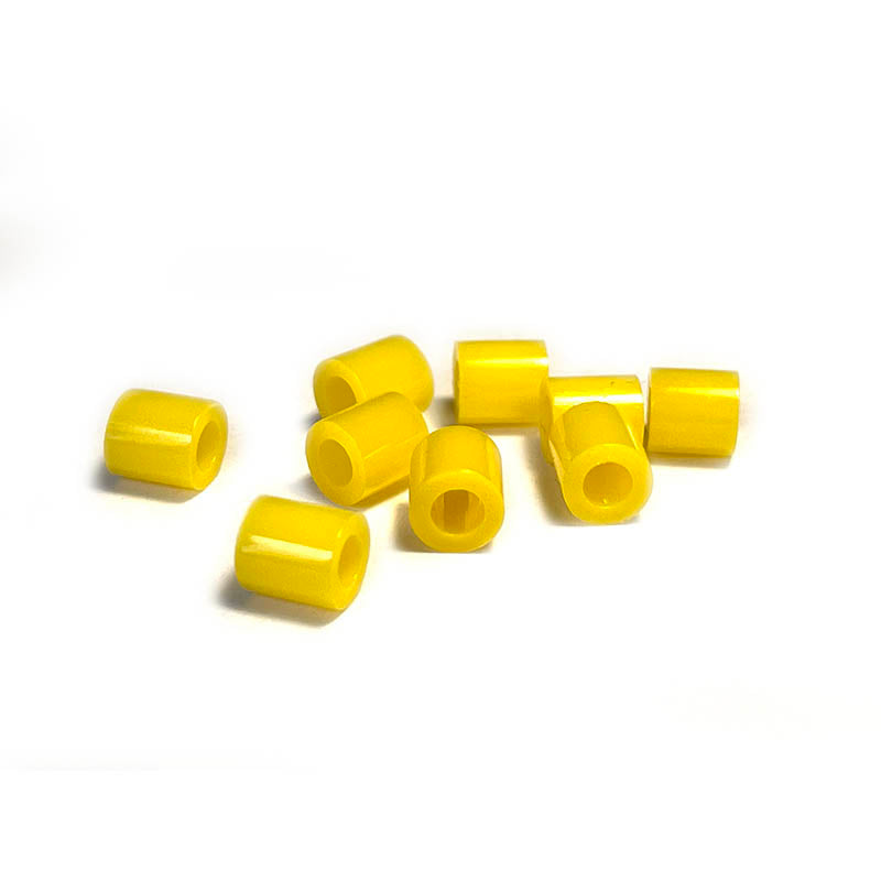 300 Stück 5 mm Zylinderrohr-Acrylperlen mit großem Loch