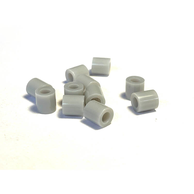 300 Stück 5 mm Zylinderrohr-Acrylperlen mit großem Loch