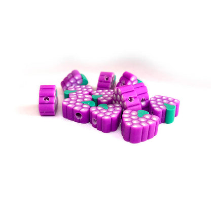 10mm Fruit Shaped Polymer Clay Beads, 30pcs