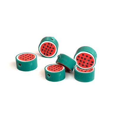 10mm Fruit Shaped Polymer Clay Beads, 30pcs