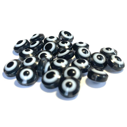 Hamsa Evil Eye Perlen, 8mm