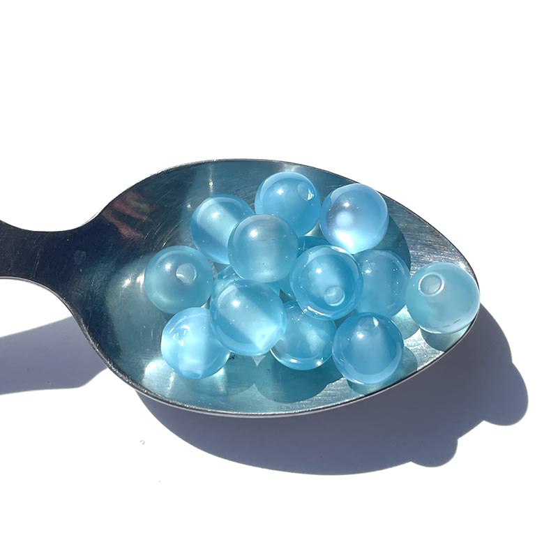 Resin Cat Eye Beads, 8mm