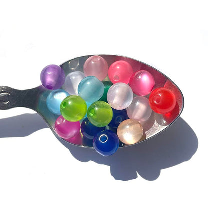 Resin Cat Eye Beads, 8mm