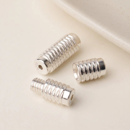 925 sterling silver barrel screw clasp for necklace and bracelet making