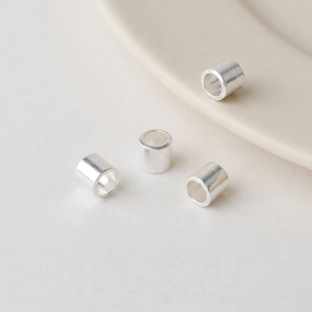 925 sterling silver crimp beads 2mm for jewelry making