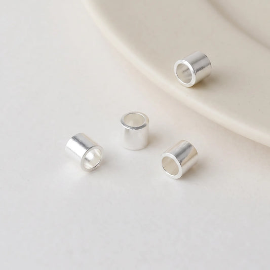 925 sterling silver crimp beads 2mm for jewelry making