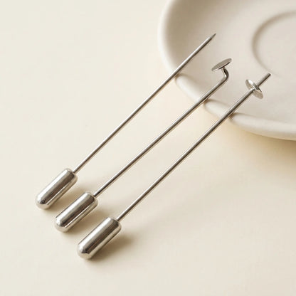 925 sterling silver long brooch pins for jewelry making in multiple styles