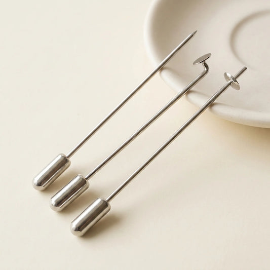 925 sterling silver long brooch pins for jewelry making in multiple styles