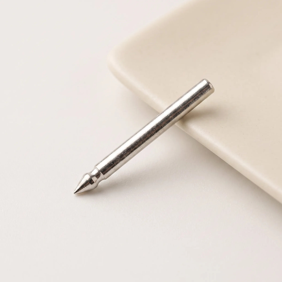 925 sterling silver pointed brooch pin component for badge and lapel pin making