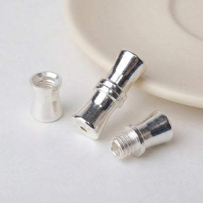 925 sterling silver screw barrel clasp for necklace and bracelet jewelry making