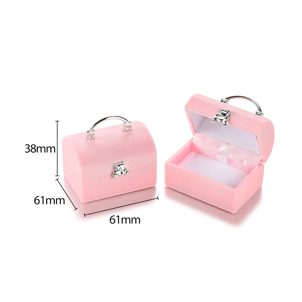 Coffret cadeau de paquet de bijoux en velours