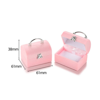 Coffret cadeau de paquet de bijoux en velours