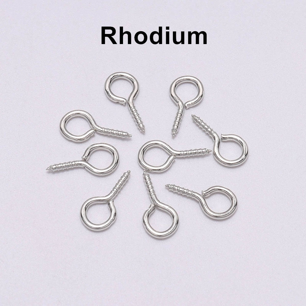 Mini Screw Eye Pins, 350pcs