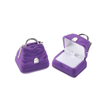 Coffret cadeau de paquet de bijoux en velours