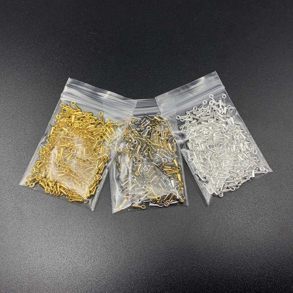Gold Copper Water Drop End Beads 2x7 3x9mm, 200pcs