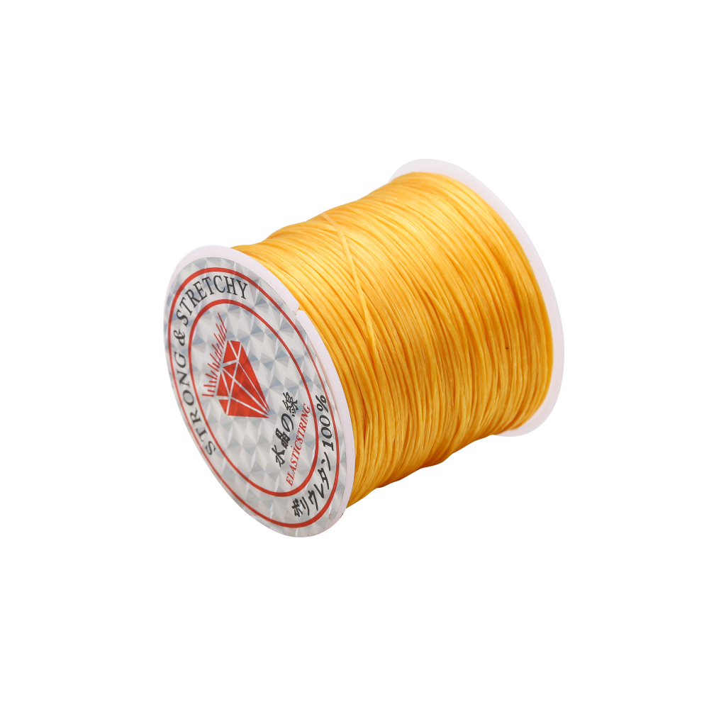 Cordon élastique solide pour perles de cristal, 1 mm, rouleau de 10 à 40 m