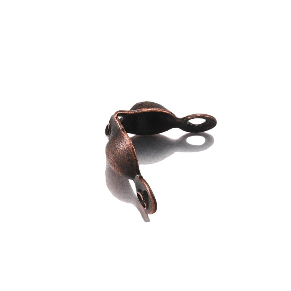 4 x 7 mm Kugelketten-Kalotten-Endklemmen, 100–200 Stück