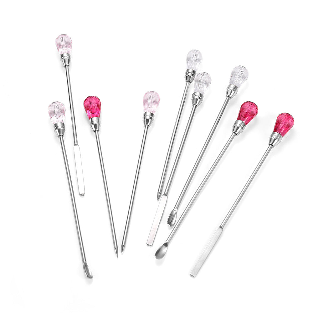 Kit d'outils de bijoux pince à épiler et pinces pour le perlage et la coupe