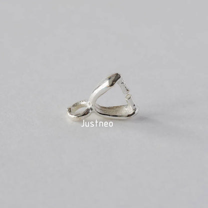 Solid 925 Sterling Silver Small Pinch Clip Bail Pendant Clasps Connector, jewelry DIY silver findings/components