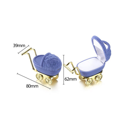 Coffret cadeau de paquet de bijoux en velours