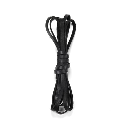 2 4 6 8 10 mm Breite flaches echtes Rindslederband, 2M-Lot