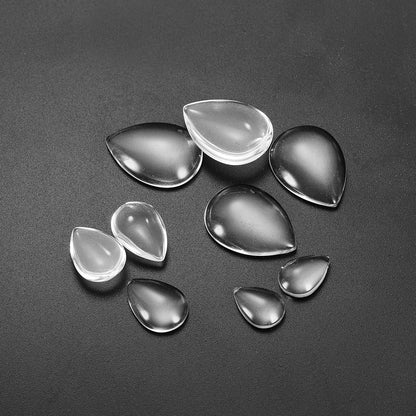 30pcs Transparent Glass Cabochon in 3 Sizes