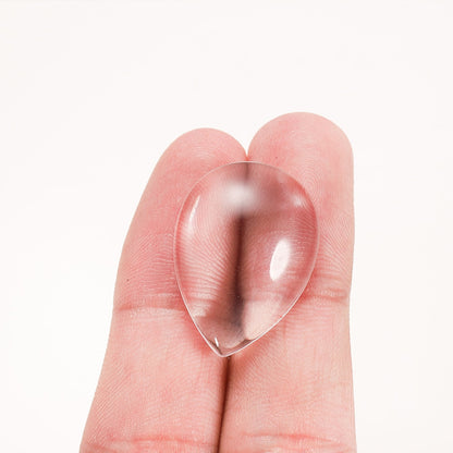 30pcs Transparent Glass Cabochon in 3 Sizes