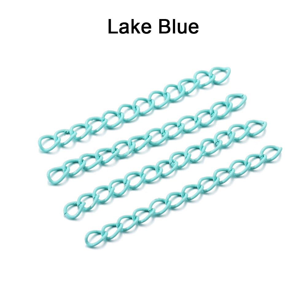 5 cm Colourful Necklace Extension Chain, 30-100pcs lot