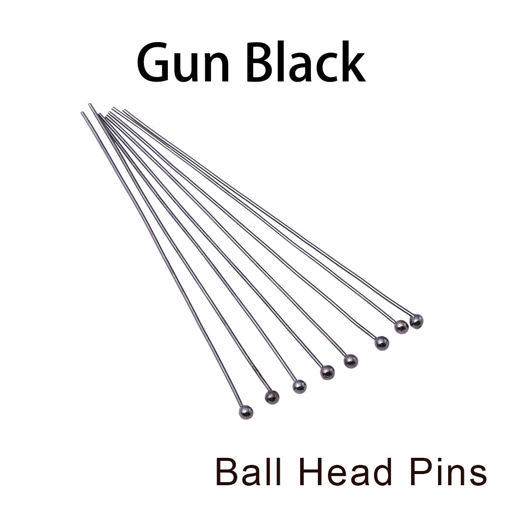 10-50mm Head Pins Connectors, 200pcs
