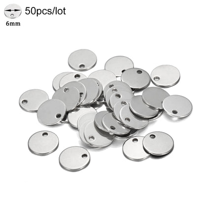 20 Stück Gold/Roségold Edelstahl Charms