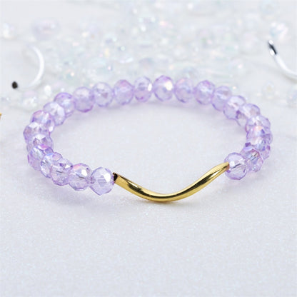 Smooth Copper Curved Tube Spacer Beads, 100pcs