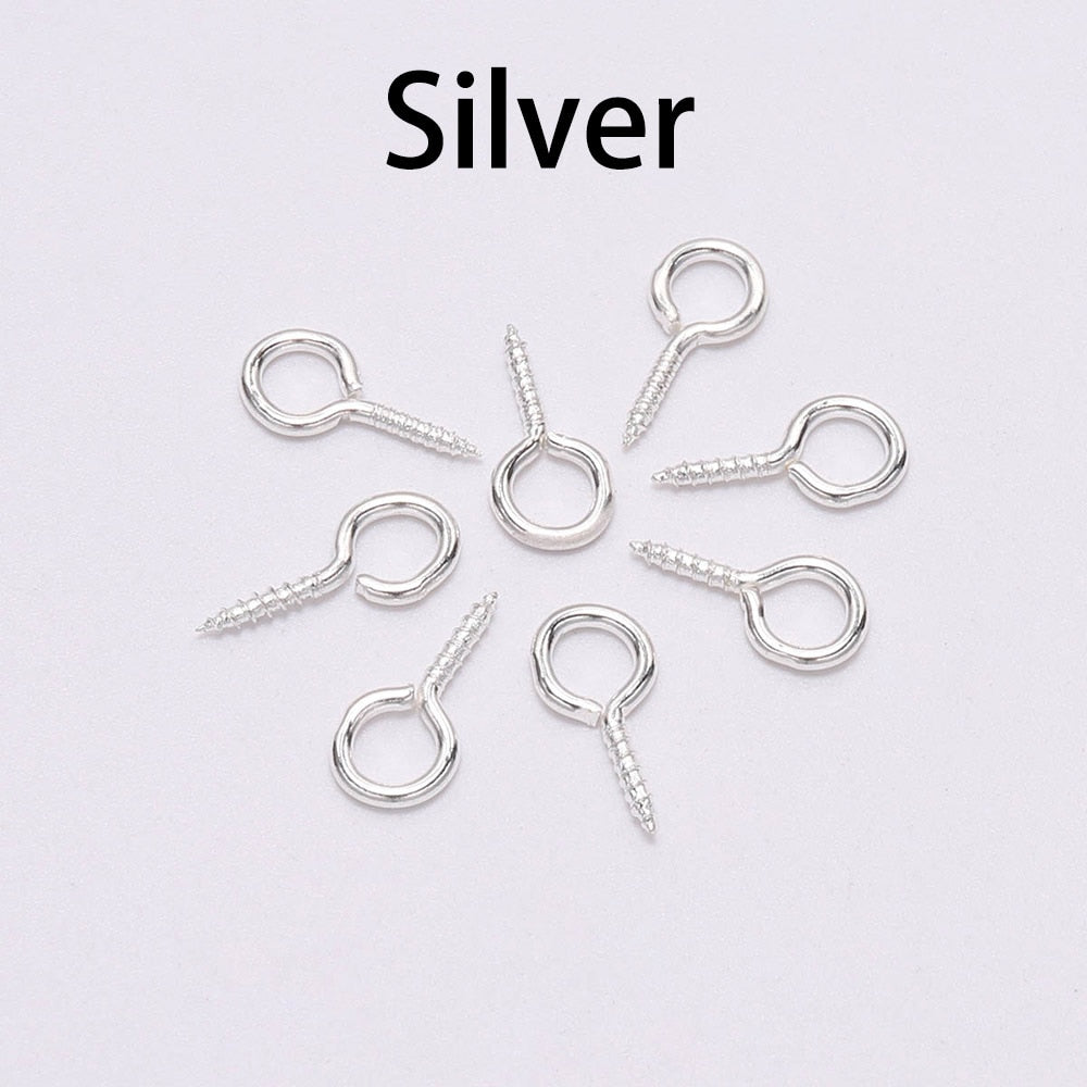 Mini Screw Eye Pins, 350pcs