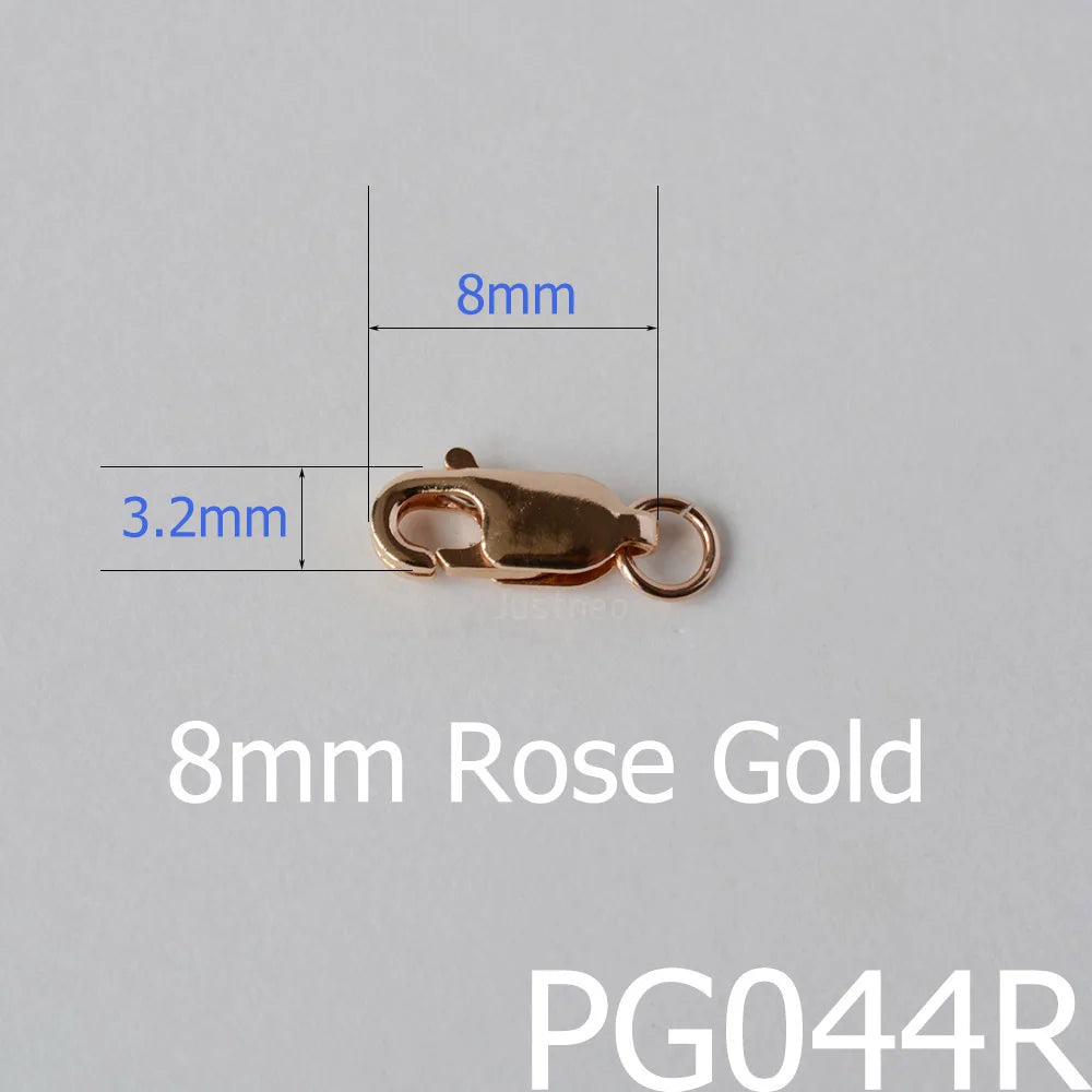 AU750 solid 18k gold lobster claw clasp trigger buckle for necklace bracelet jewelry findings,18ct yellow gold stamp 750