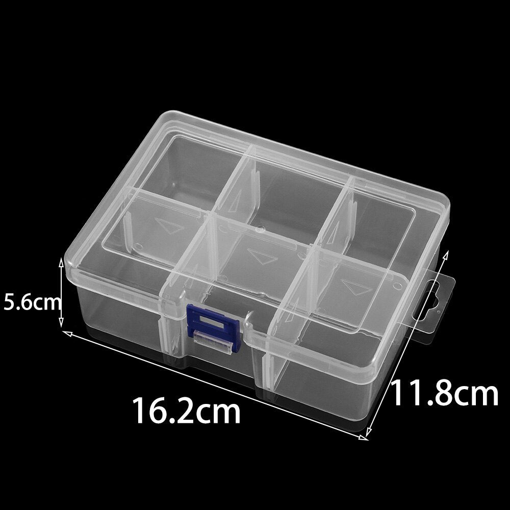 Multi Style Adjustable Grids Jewelry Box