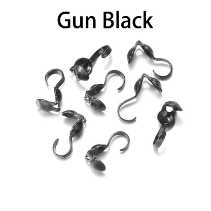 Calottes Crimps Beads Cove Clasps 4mm, 200pcs