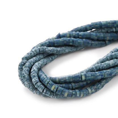 4-5mm Flat Round Polymer Clay Beads Mix