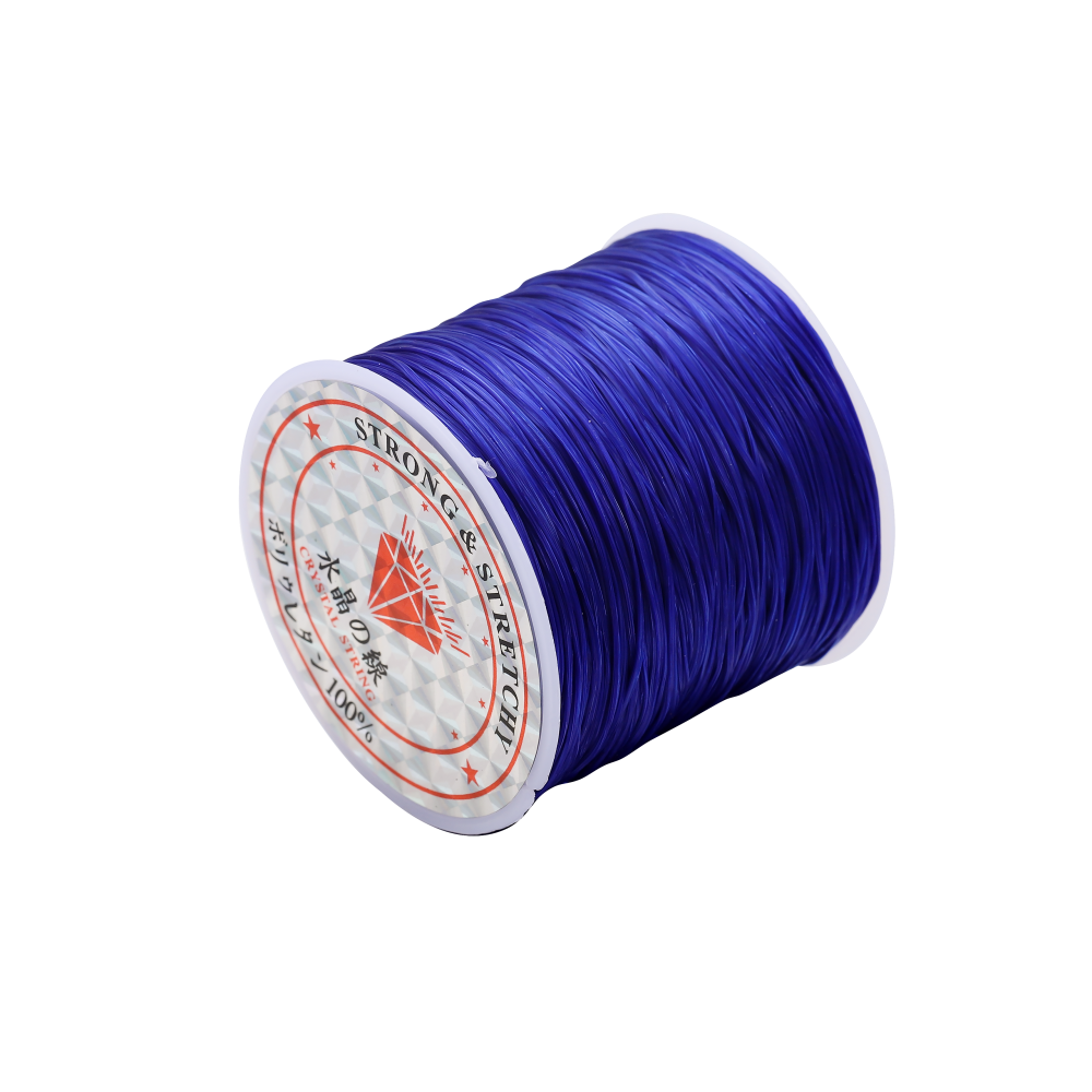 Cordon élastique solide pour perles de cristal, 1 mm, rouleau de 10 à 40 m