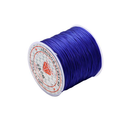 Cordon élastique solide pour perles de cristal, 1 mm, rouleau de 10 à 40 m