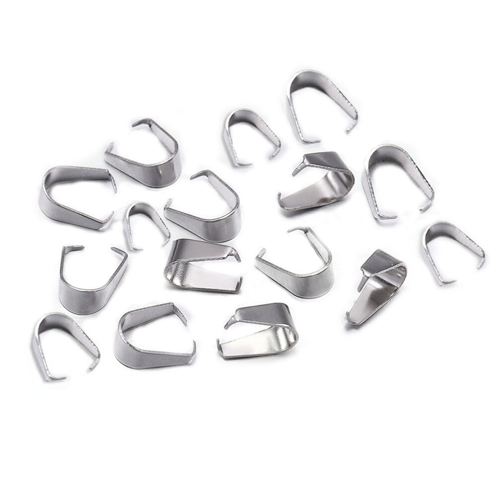 Gold Stainless Steel Clasps, 50-100pcs