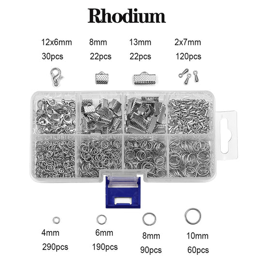 Kit de fabrication de bijoux multicolore