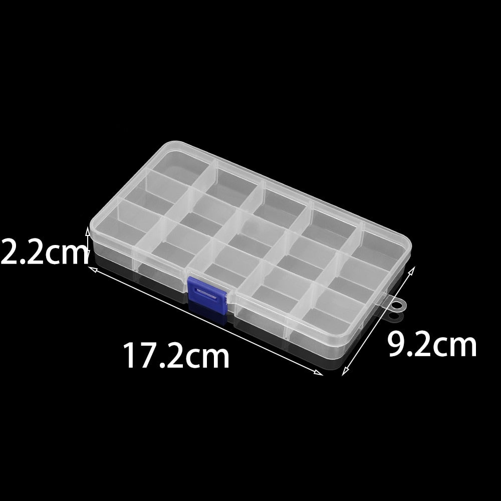 Multi Style Adjustable Grids Jewelry Box